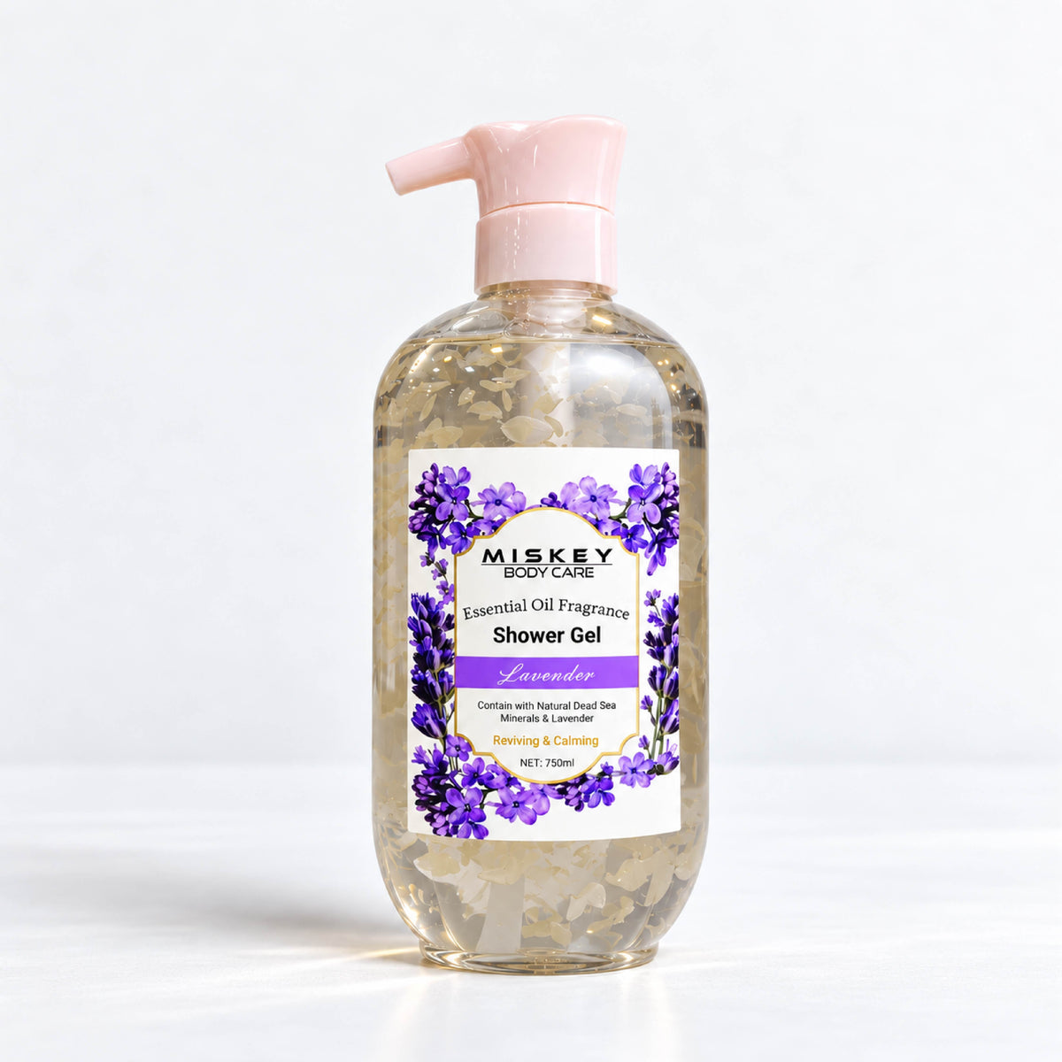 Miskey Essential Oil Fragrance Shower Gel - Lavender