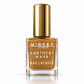 Miskey Makeup Amethyst Wave Nail Lacquer - Warm Amber Gold Shimmer