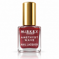 Miskey Makeup Amethyst Wave Nail Lacquer - Metallic Ruby / Wine Red