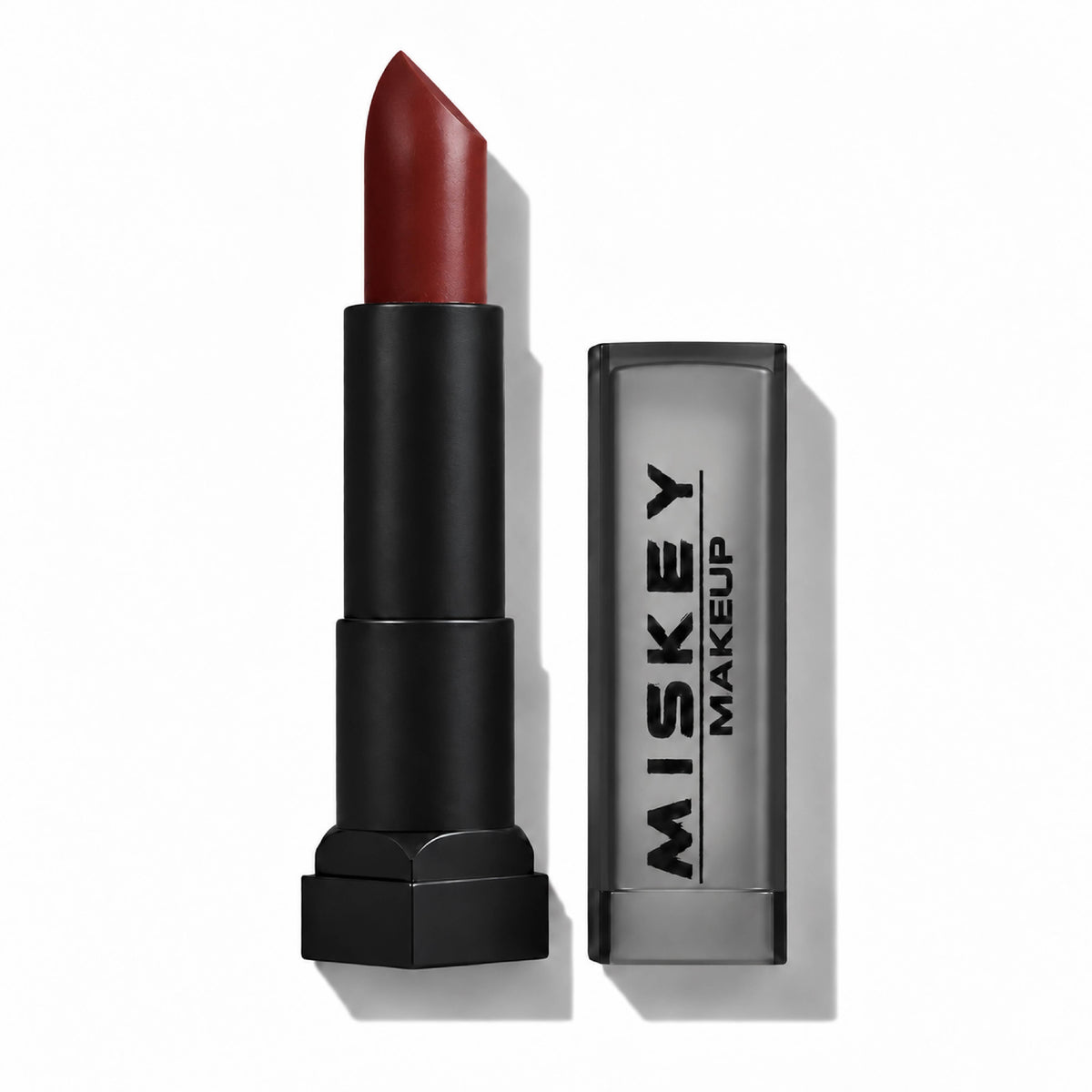 Miskey Makeup Lipstick - Deep Maroon / Brick Red