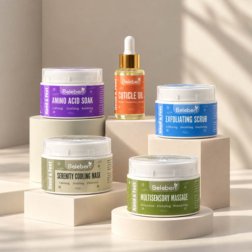 Beleben Hand & Feet Spa Care Collection - Complete 5-Step Mani-Pedi System
